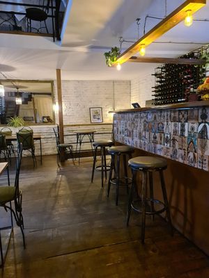 Interior at Living Vino @ So Lucky Bar in Tbilisi