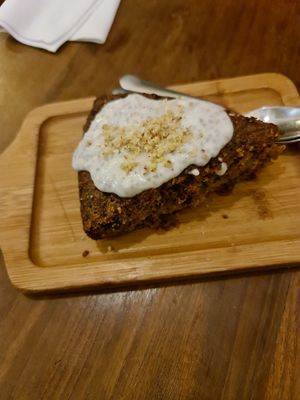 🥕  cake at Living Vino @ So Lucky Bar in Tbilisi