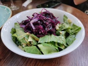 Seaweed salad at Living Vino @ So Lucky Bar in Tbilisi