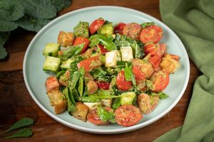 Panzanella Salad at Living Vino @ So Lucky Bar in Tbilisi