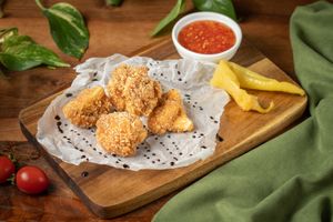 Cauliflower WIngs at Living Vino @ So Lucky Bar in Tbilisi
