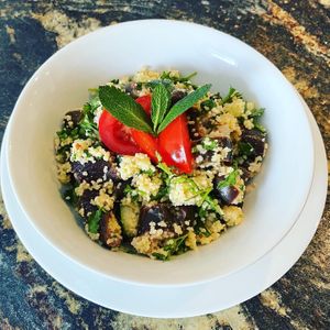 Fresh Tabbouleh Salad at Living Vino @ So Lucky Bar in Tbilisi