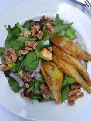 Green salad at Living Vino @ So Lucky Bar in Tbilisi