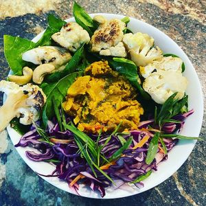 Detox Buddha Bowl at Living Vino @ So Lucky Bar in Tbilisi