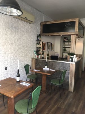 Inside at Living Vino @ So Lucky Bar in Tbilisi