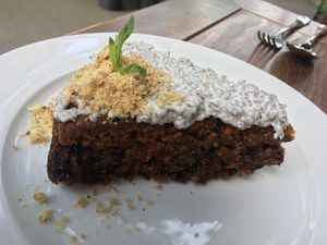 Carrot cake - AMAZING!!  at Living Vino @ So Lucky Bar in Tbilisi