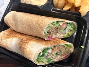 Falafel wrap  at Thyme in Canton