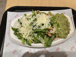 Full shot of grilled rice bowl. at Cuchara - Hapjeong Station in Seoul