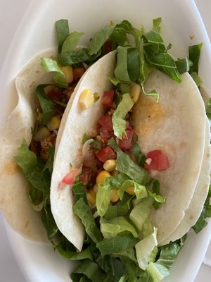 Tofu tacos   at Cuchara - Hapjeong Station in Seoul