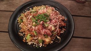 Vegan Kao Pad at Thai Thai in Florianopolis