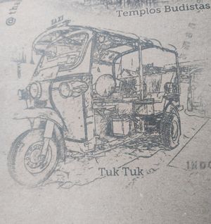 Tuk tuk not included... at Thai Thai in Florianopolis
