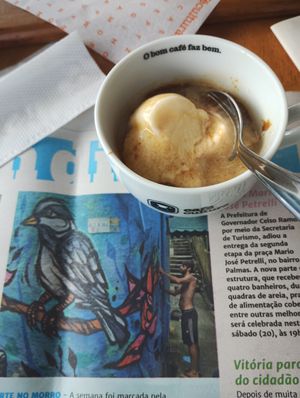 Afloat Afogatto to complement ... at Thai Thai in Florianopolis