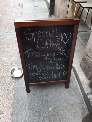 Specialty coffee at Little Beans in Bilbao