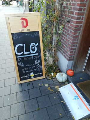 Outside at CLO in Antwerpen