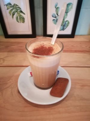 Spicy Pumpkin latte at CLO in Antwerpen