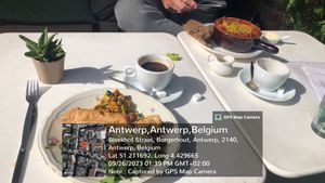 heerlijk eten leuke lokatie vriendelijk personeel  at CLO in Antwerpen