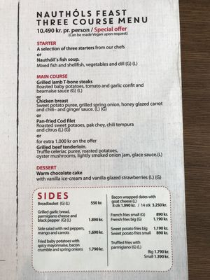 can be made vegan upon request : )  at Nauthóll in Reykjavik