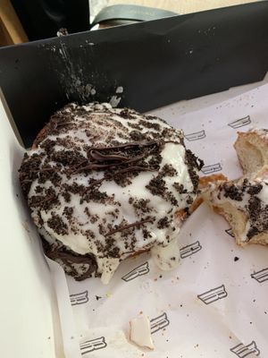 Cookie and cream  at Revival Coffee and Donuts in Hull