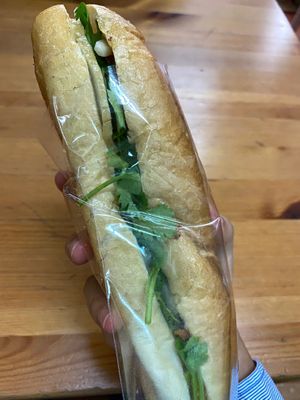 Banh mi (越式法國麵包 / Bánh mỳ chay) at Tinh Tam Chay 越南素食館 in New Taipei City