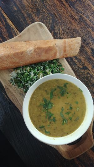Dosa with mung bean at Dapur Usada  in Ubud