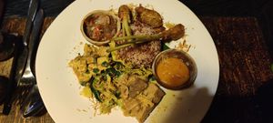 Ngurah nasi campur at Dapur Usada  in Ubud