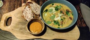 Jackfruit and moringa curry at Dapur Usada  in Ubud