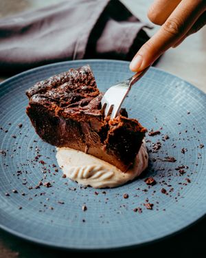 Plant Based Browny at Dapur Usada  in Ubud