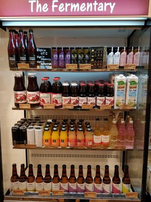 Variety of drinks at Scoop Wholefoods - Paya Lebar in Central Singapore