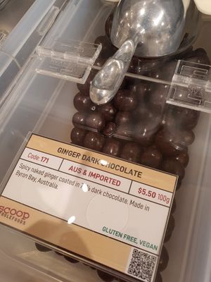 Ginger Dark Chocolate ~ Circuit Breaker Period Phrase1 at Scoop Wholefoods - Paya Lebar in Central Singapore