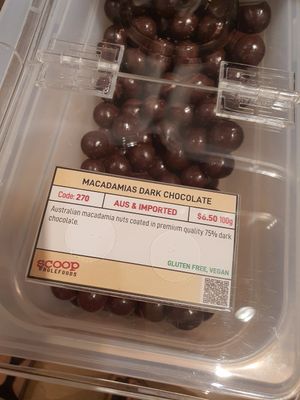 Macadamia l Dark Chocolate ~ Circuit Breaker Period Phrase1 at Scoop Wholefoods - Paya Lebar in Central Singapore