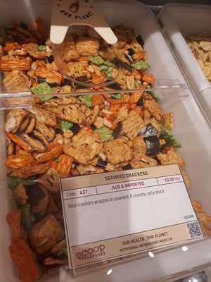 Vegan Seaweed Crackers ~ Circuit Breaker Period Phrase 2 at Scoop Wholefoods - Paya Lebar in Central Singapore