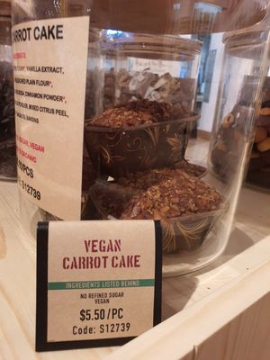 Vegan Carrot Cake ~ Circuit Breaker Period Phrase 2 at Scoop Wholefoods - Paya Lebar in Central Singapore
