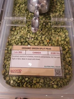 Green Split Peas ~ Circuit Breaker Period Phase 2 at Scoop Wholefoods - Paya Lebar in Central Singapore