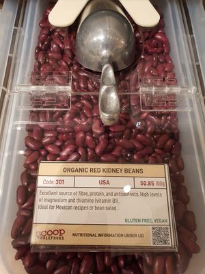 Red Kidney Beans ~ Circuit Breaker Period Phase 2 at Scoop Wholefoods - Paya Lebar in Central Singapore