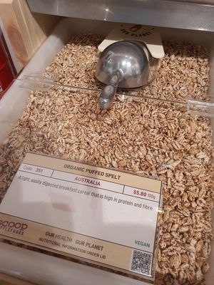 Puffed spelt ~ Circuit Breaker Period Phase 2 at Scoop Wholefoods - Paya Lebar in Central Singapore