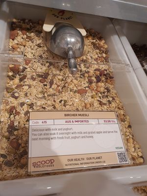 Bircher Muesli ~ Circuit Breaker Period Phase 2 at Scoop Wholefoods - Paya Lebar in Central Singapore