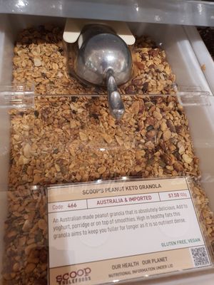 Peanut Keto Granola ~ Circuit Breaker Period Phase 2 at Scoop Wholefoods - Paya Lebar in Central Singapore