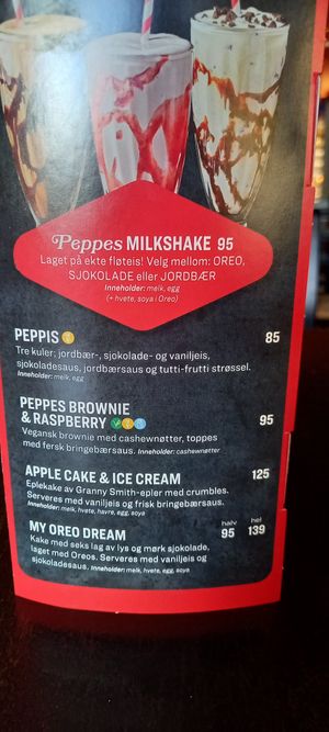 Vegan Brownie at Peppes Pizza - Alta in Alta