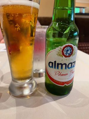 Lebanese beer at Al Wadi in Boston