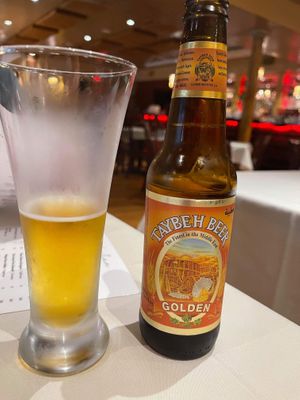 Palestinian beer  at Al Wadi in Boston