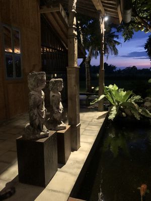 Sunset at Tony Raka Gallery at Tonyraka Art Lounge in Ubud