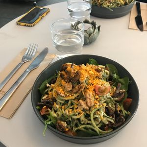 Creamy Zoodles  at Rawsome Days in Skoevde