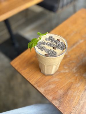 Warrior fuel smoothie (vegan and gf)  at Nourish in Ungasan