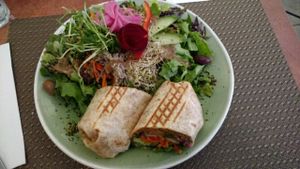 le wrap au tempeh  at La Belle Verte in Gatineau