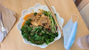 Satay Bowl at La Belle Verte in Gatineau