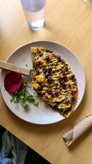 All-Dressed Pizza at La Belle Verte in Gatineau