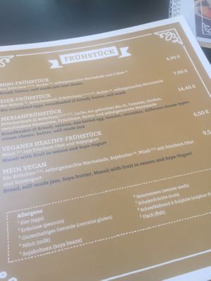 vegan breakfast available  at Faleyda in Frankfurt