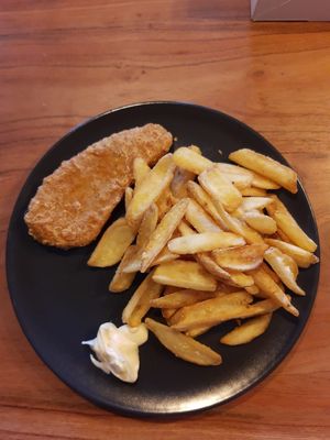 Vegan fish and chips at De Beren in Gouda