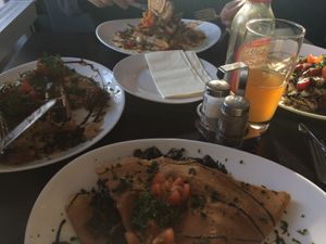 the vegan crepe at Waffelschmiede in Putbus