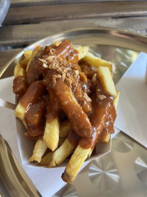 Peanut fries   at Frites Unique in Rotterdam